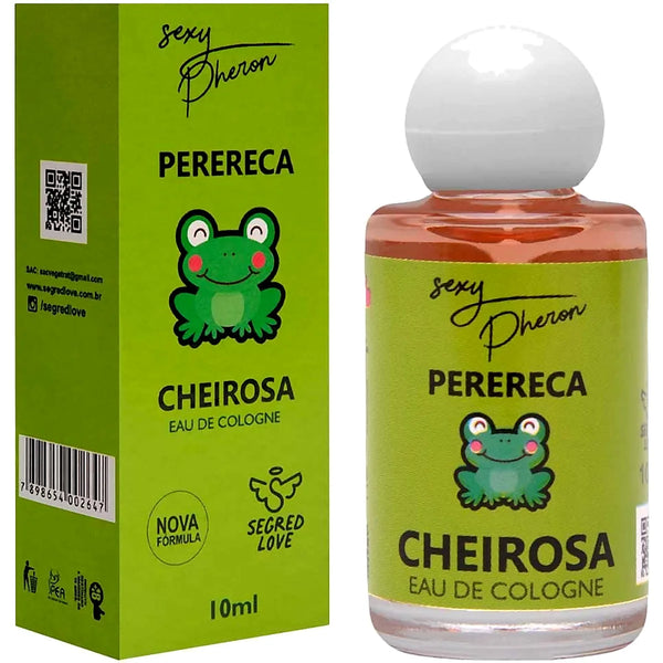 Colônia Perereca Cheirosa Segred Love 15ml – Perfume Afrodisíaco Feminino com Notas Sedutoras e Atração Intensa