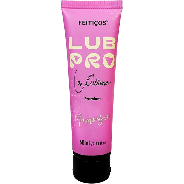 Lub Pro Momozin Feitiços 60ml – Lubrificante Íntimo Premium Sabor Morango com Chantilly Beijável + Alto Deslize