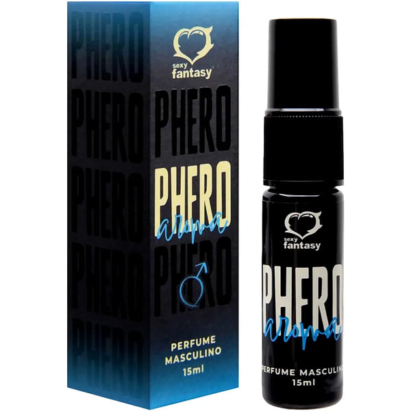 Perfume Afrodisíaco Phero Masculino Sexy Fantasy 15ml – Feromônios para Atração e Fragrância Amadeirada Sedutora