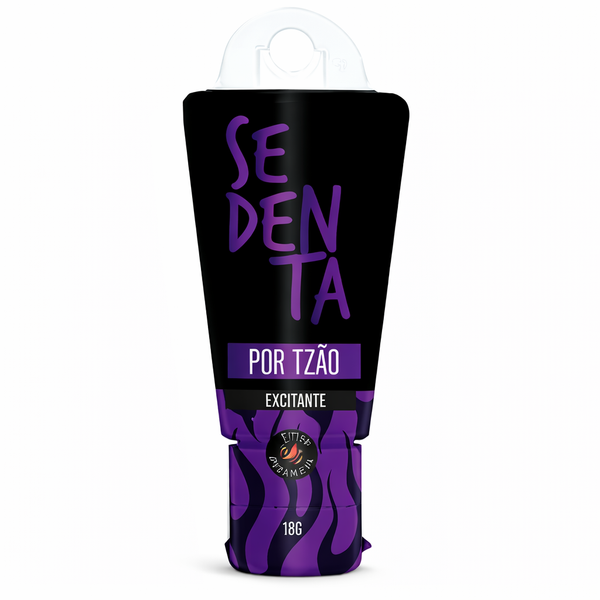 Sedenta Por Tzão Extra Picante 18g Pepper Blend – Gel Excitante Beijável Comestível Picância Intensa