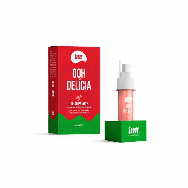 Calda Picante Ooh Delícia Intt 11g – Calda Comestível com Efeito Picante e Aquecimento Intenso