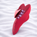 Vibrador de Calcinha Coração com Fixação Magnética e Controle pelo Aplicativo